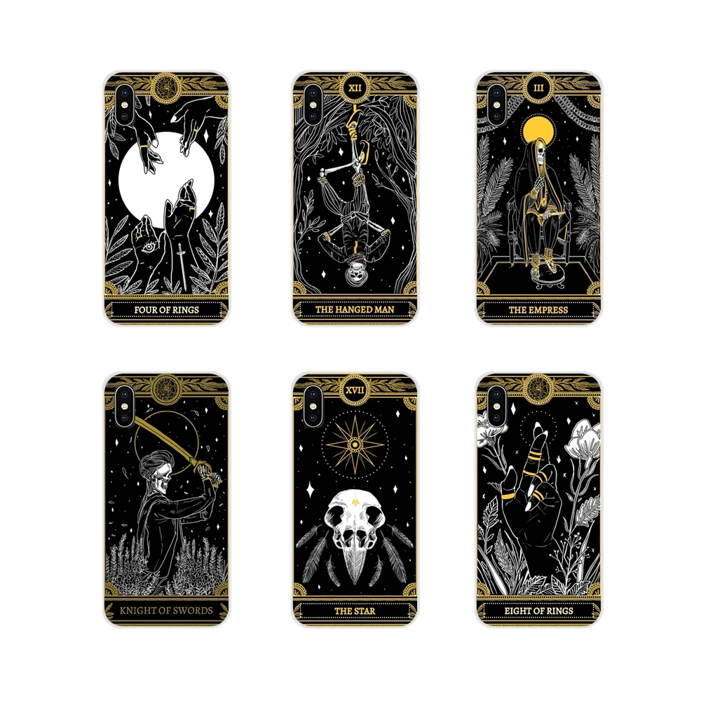 death tarot card Accessories Phone Cases Covers For Apple iPhone X XR XS 11Pro MAX 4S 5S 5C SE 6S 7 8 Plus ipod touch 5 6 | Мобильные