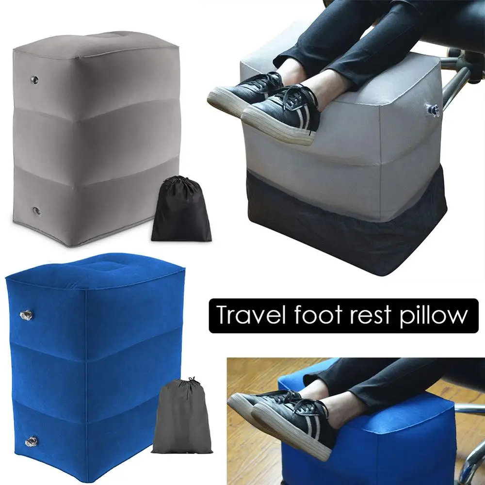 Новая надувная подушка для сна для путешествий для детей и взрослых, Складная регулируемая подушка для отдыха на самолете, автомобиле, поезде
