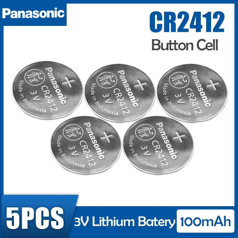 Оригинальный литиевый аккумулятор Panasonic CR2412 CR 2412 3 в для LEXUS BYD автомобильные