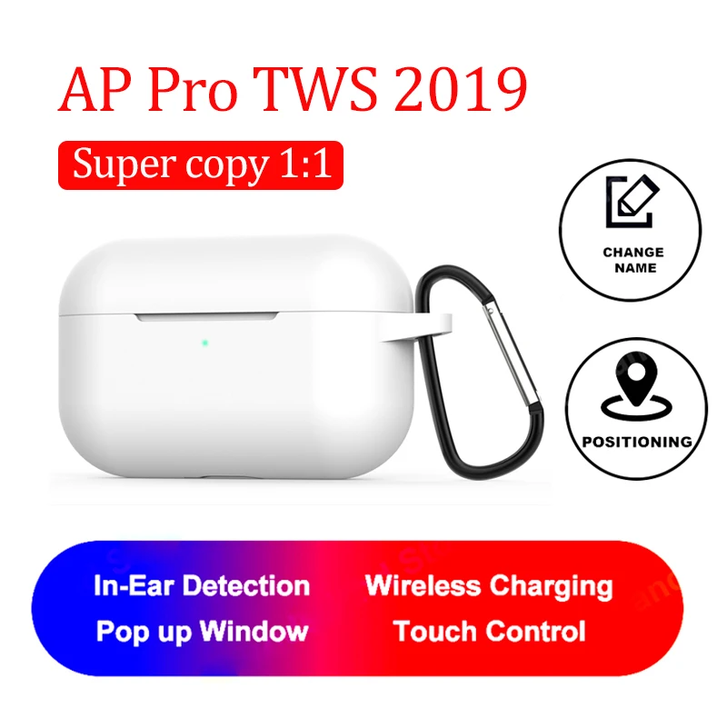 Новые оригинальные i100000 TWS 1:1 Super Copy Air Pro3 беспроводные наушники Bluetooth гарнитура Сменное имя gps Наушники для iPhone Xiaomi