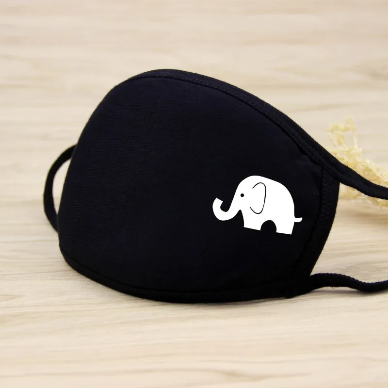 Черный мультфильм маска животного и рисунком молнии для мальчиков ...