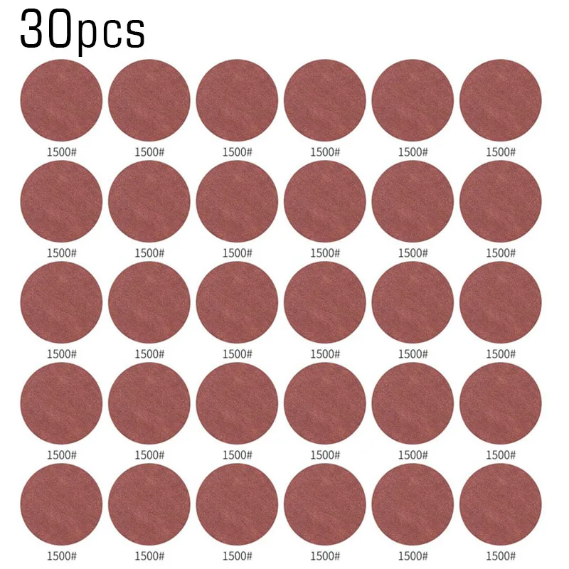 30 шт. 125 мм Шлифовальные бумаги 1000/1500/2000/3000/5000/7000 аксессуары для балок