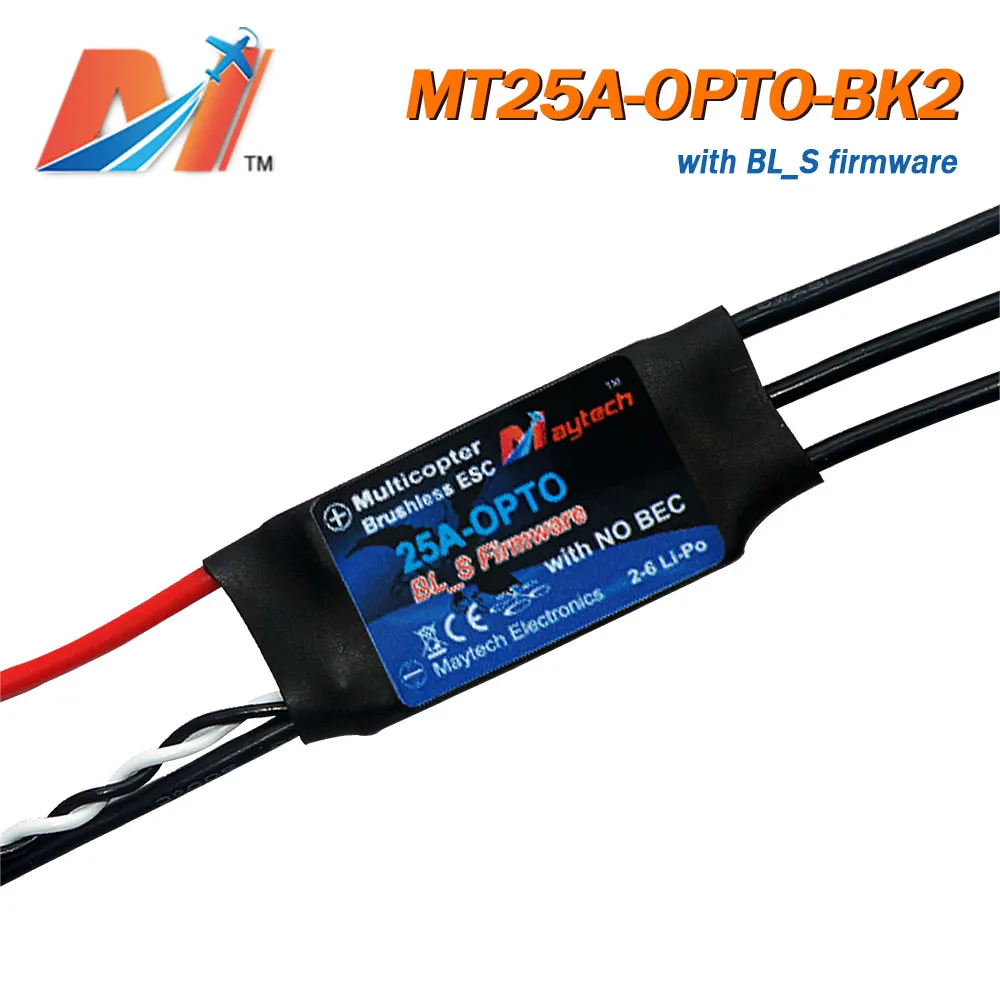 Maytech 25A 6S OPTO BLHeli_S прошивка ESC для MINI racer