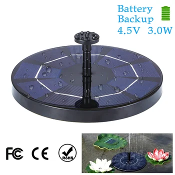 

Solar Power Water Fountain Pump 7V Solar Garden Fountain Pump Bird Bath Fountain Water Pond Garden Patio Decor Fountain