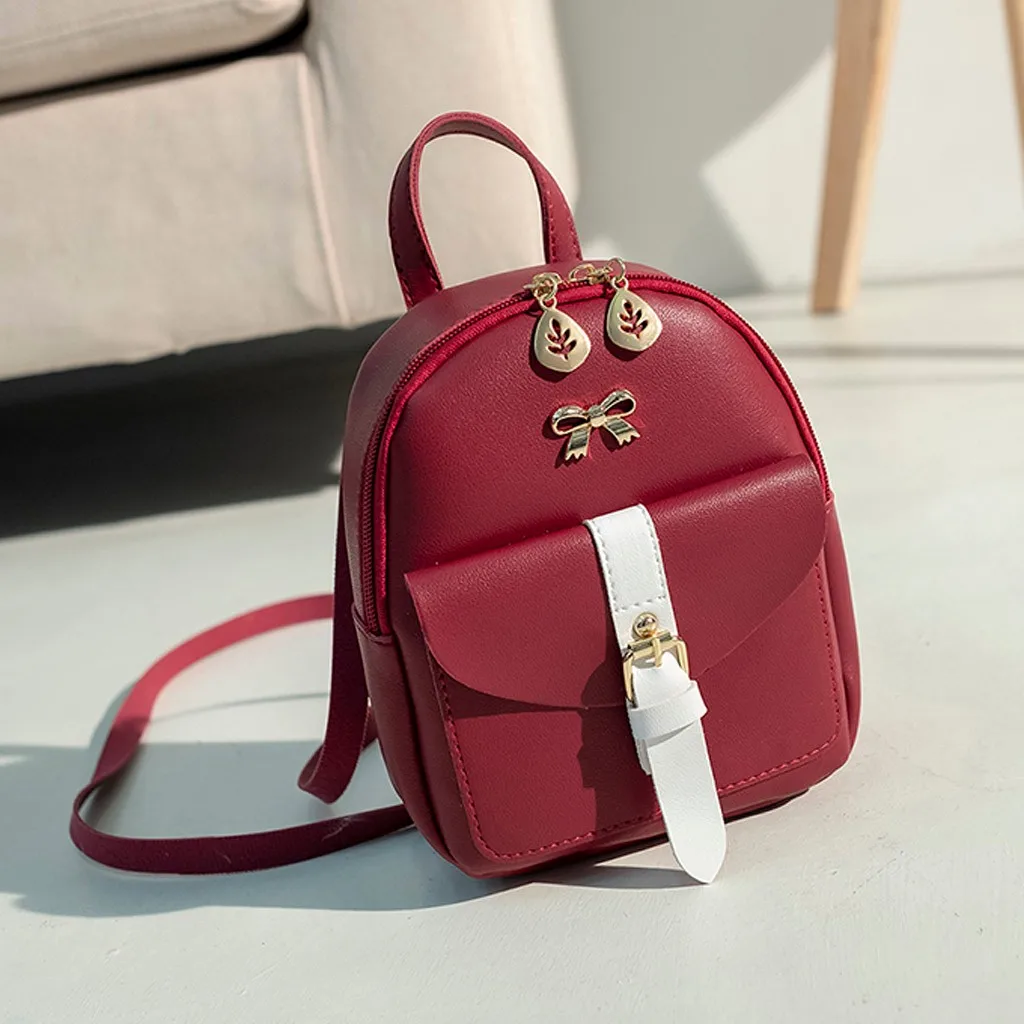 2019Top женский рюкзак, женский модный маленький женский рюкзак, кошелек с надписью, сумка для мобильного телефона, bolso mujer#25