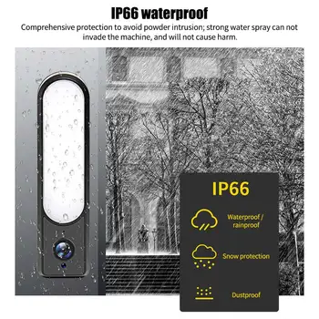 

Security Camera Two Way Audio Home Surveillance Motion Detection 2MP WiFi Outdoor Wireless Waterproof Wall Light Aluminum Alloy