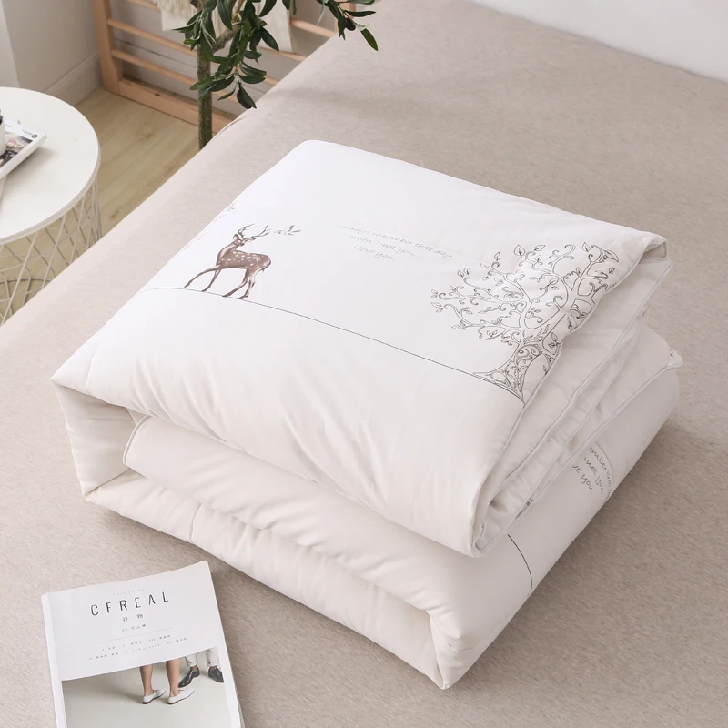 

Top Cotton Quilt for Single Double Bed Spring Summer Air-conditioned Blanket Autumn Winter Comforter Twin Queen Full King Size