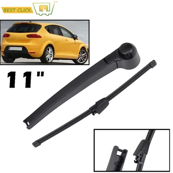 

Misima 11" Windshield Windscreen Wiper Blade Arm Set For Seat Leon MK2 2005-2012 Rear Window Wiper 2011 2010 2009 2008 2007 2006