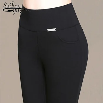 

Plus Size Pencil Pants High Waist Pants 2019 New Fashion Women Skinny Female Casual Trousers High Stretch Leggings 6XL 7228 50