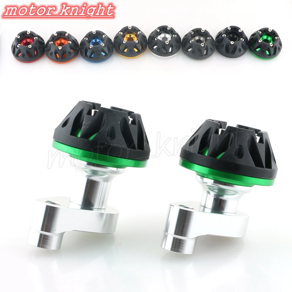 Алюминиевые левые + правые Краш колодки Рама Ползунки защита двигателя для 2008-2014