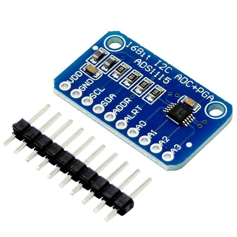 16 Bit I2C ADS1115 Module ADC 4 channel with Pro Gain Amplifier RPi | Электронные компоненты и принадлежности
