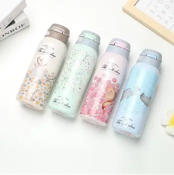 

380ML/480ML Premium Travel Coffee Mug Stainless Steel Thermos Tumbler Cups Vacuum Flask thermo Water Bottle Tea Mug Thermocup