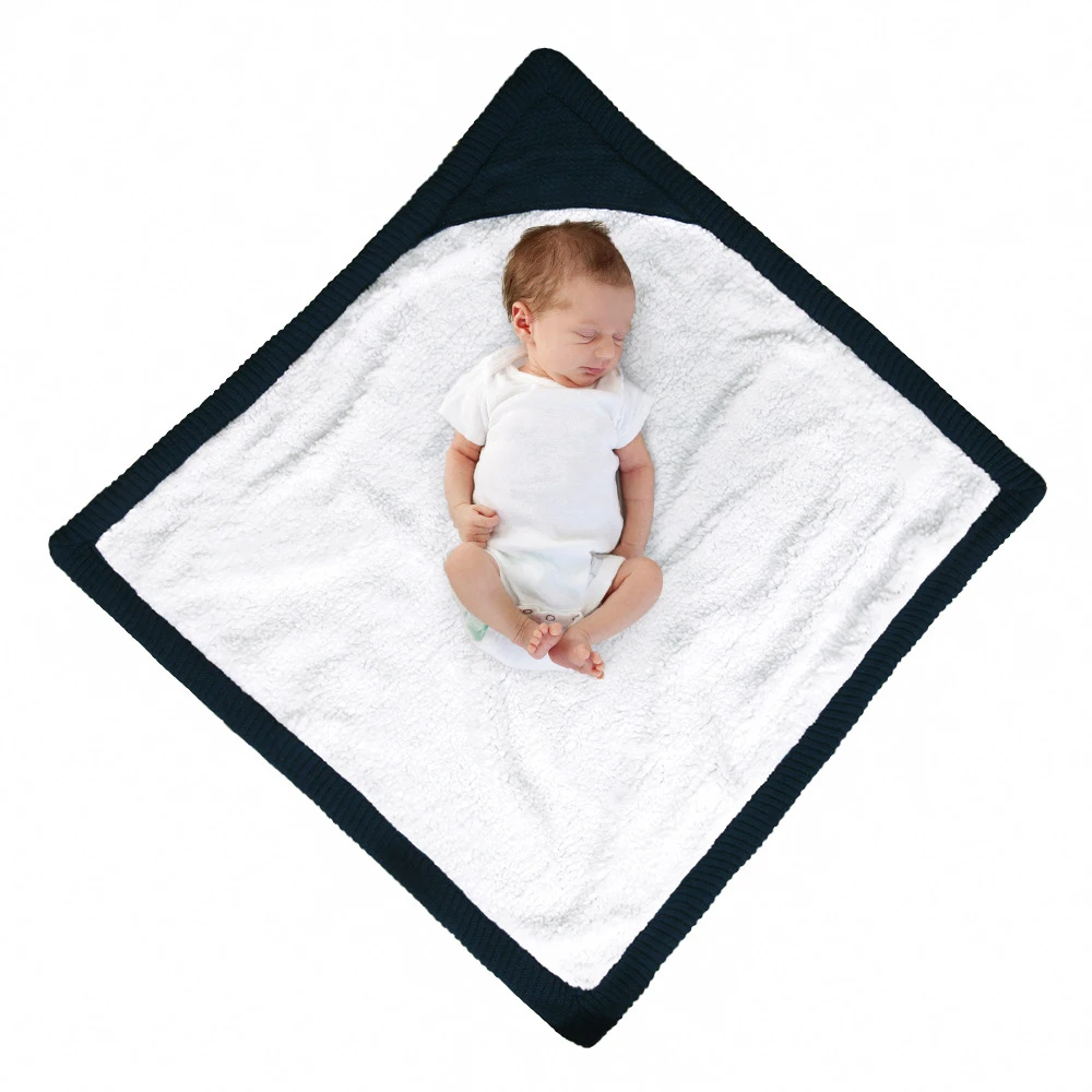 Зимний теплый спальный мешок для новорожденных; одеяло для мальчиков и девочек; бархатная пеленка для коляски; спальные мешки; 5 цветов