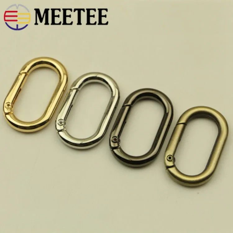 

20/32mm Spring O Rings Metal Buckles For Bag Strap Clip Buckle Dog Collar Keychain Handbag Handle Connector DIY Accessories