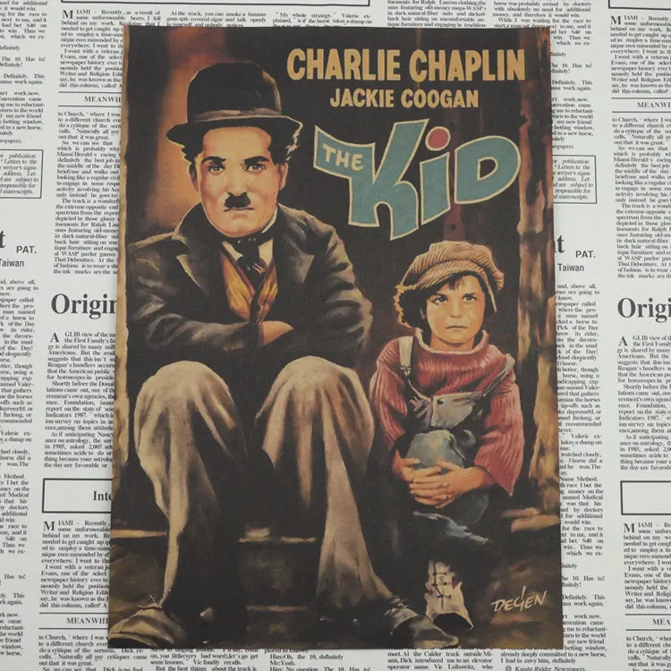 Chaplin фильм Ретро Классический плакат украшение дома живопись