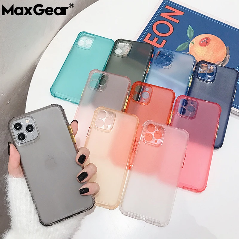 For iPhone 11 Camera Protective Case Clear Candy Color Pro XS Max 6 6s 7 8 Plus X XR Soft TPU Silicone Back Cover | Мобильные