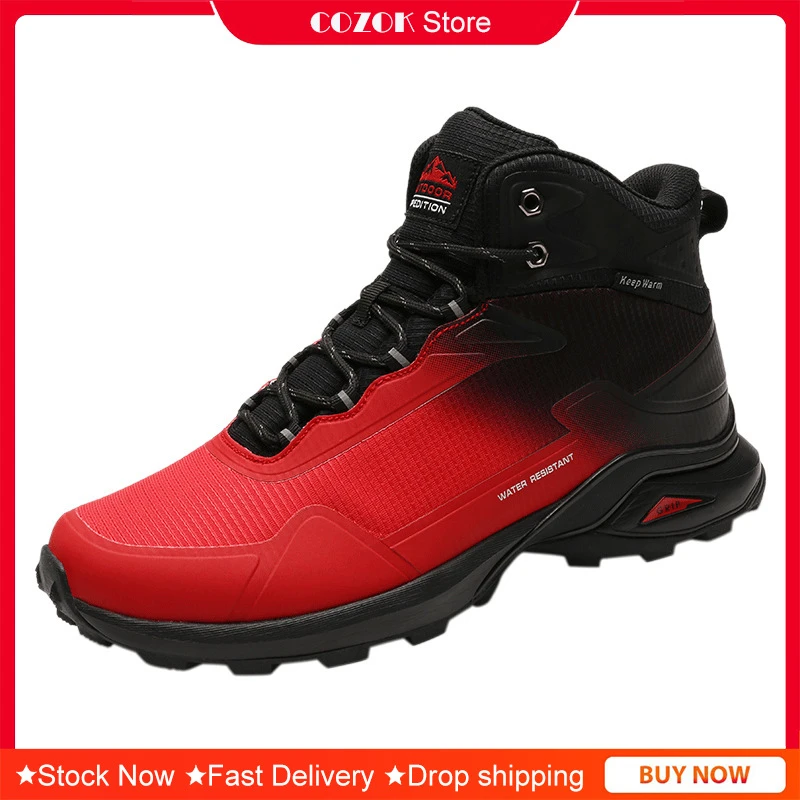 High top Hiking Shoes Breathable Non slip Outdoor Men's Sports Shoes