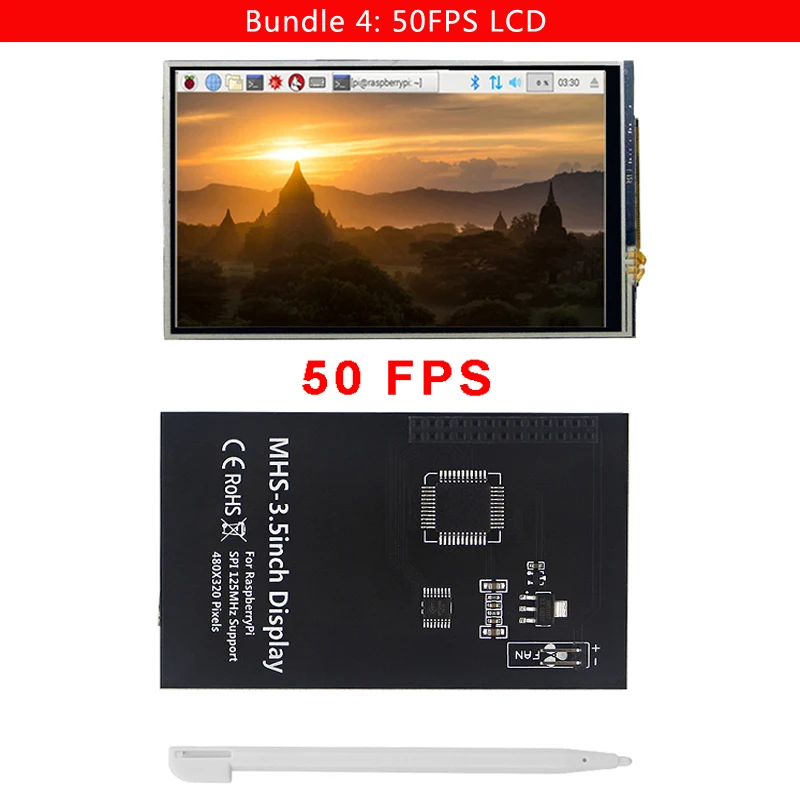 HomeVortex Écran Tactile LCD 3,5" 480 X 320 60 Fps Pour