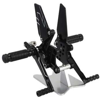 

Clearance CNC Adjustable Rear Sets Rearset Footrest Foot Rest Pegs For Suzuki GSXR1000 GSXR 600 750 SV650 S D35