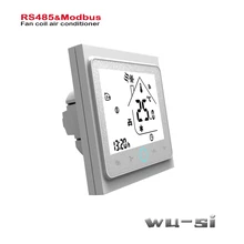 RS485 Modbus RTU связь-4 трубы 2 трубы вентилятора катушки, 95-240VAC, 24VAC опционально
