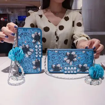 

wallet leather phone case For iphone 11 pro max 6 6s 7 8 plus XR XS MAX cover fashion Handbag strap chain card Flip capa fundas