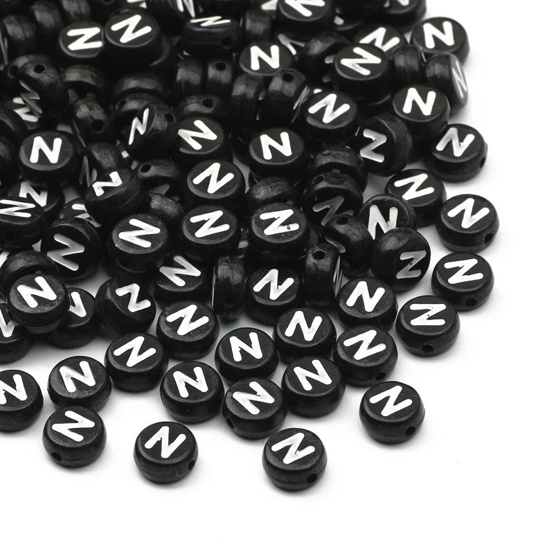 20 PZ IMBRACATURA da braccio rotonda gocce alfabetico perline imbracatura da allestimento