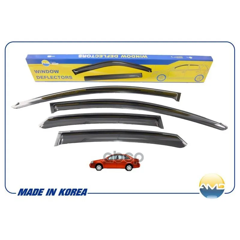 Дефлекторы Окон Black(К-Т 4шт.) Lacetti Sedan AMD арт. AMD.DK112