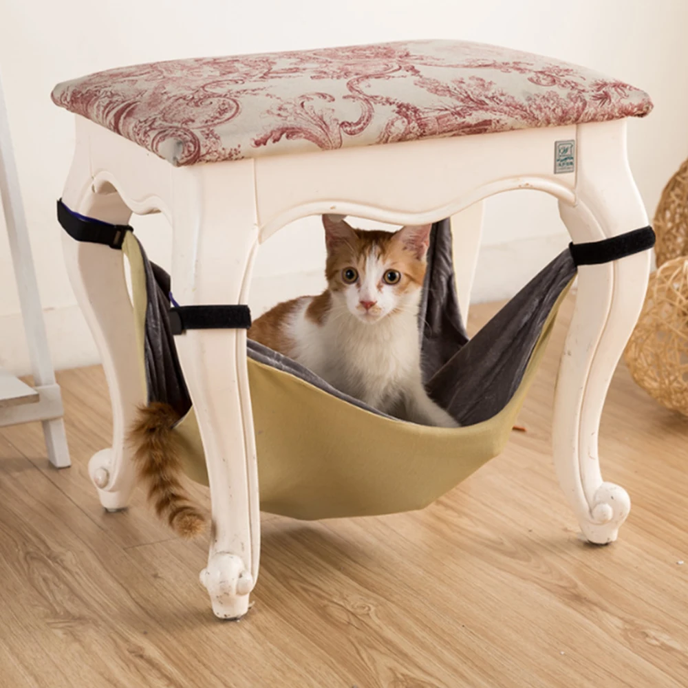 Silla ajustable de doble cara para mascotas hamaca estera de lona para