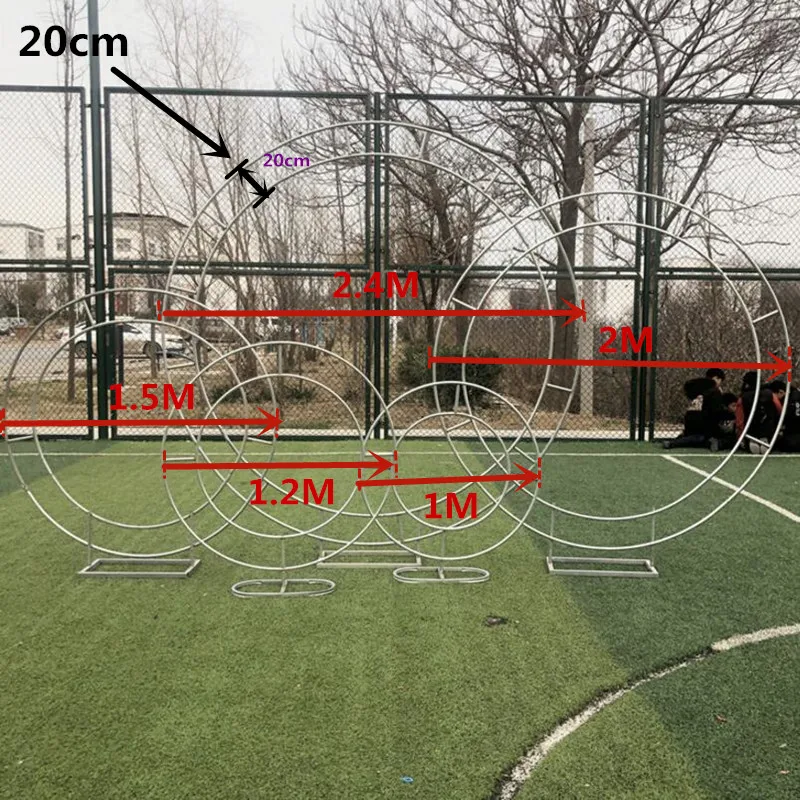 Рождественские Свадебные реквизиты, вечерние арки, железная АРКА, Цветочный Стенд, двойное круглое кольцо, арка, рамка, искусственный цветок, декоративный