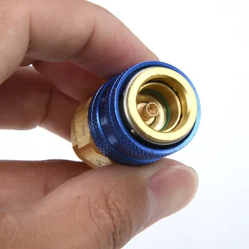 

1 Set Oil Injector Turn Pump Oil Injection Car A/C Adapter Professional New Sale