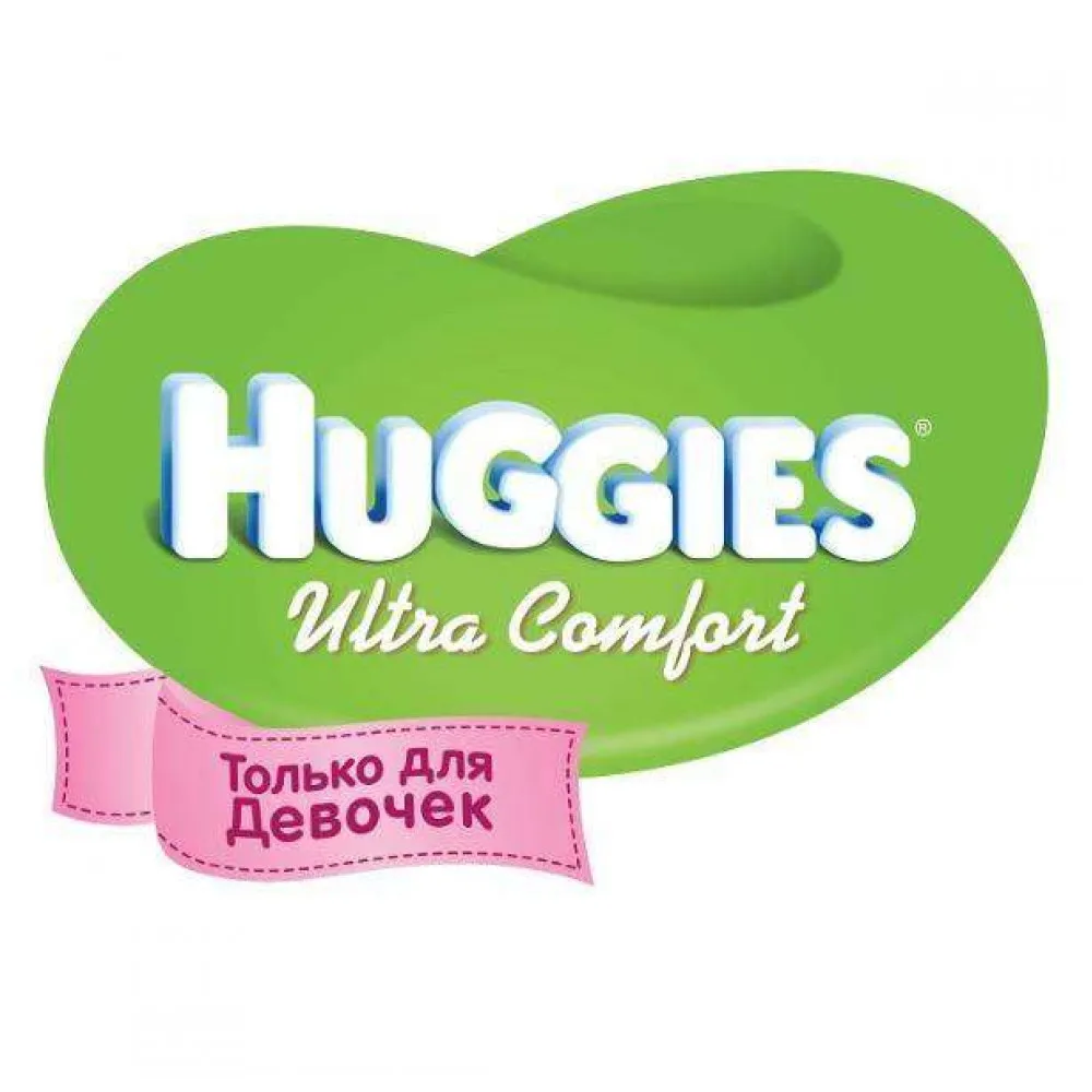 Подгузники Huggies Ultra Comfort для девочек 5(12-22 кг) 105 шт