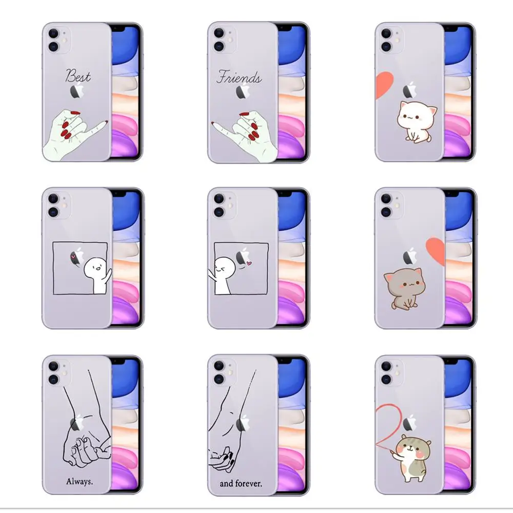 Чехол мы всегда станем лучшими друзьями для iphone 11 Pro XS Max X XR bff чехлы 8 7 6 6s Plus 5S SE