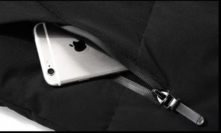 Мужская куртка с капюшоном теплая обтягивающая 2018|Куртки| |