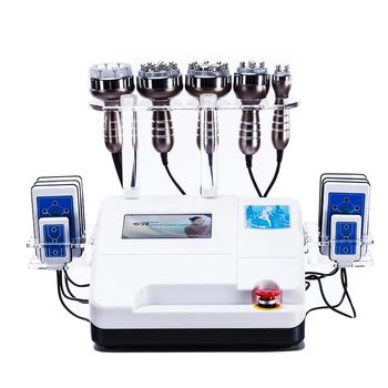 

6 in1 RF Radio Frequency Vacuum lipo Laser Cavitation 40K Lipo Laser cavitation RF Slimming machine