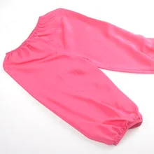 Натуральный шелк, шелкопряда, детский фонарь, анти-москитная защита от комаров, ветрозащитные Пляжные штаны для кормления детей, летние брюки из натурального шелка