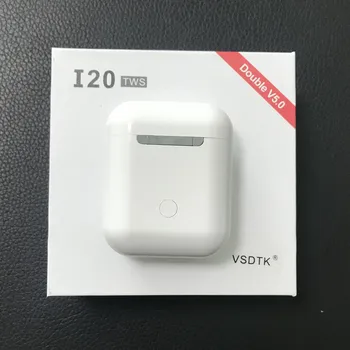 

I20 TWS 1:1 Wireless Earphone Bluetooth 5.0 Support Wireless Charging Earphone PK w1 chip i10 i100 i9000 i200000 tws earbuds