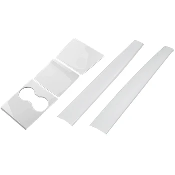 

2pcs Center Console Dashboard Panel Wrap Overlay Cover Trim & 4pcs Car Central Control Panel Protective Patch for Tesla