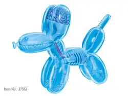 4d синий фиолетовый шар собака прозрачный перспектива животных анатомический скелет кости головоломки сборки игрушки для детей