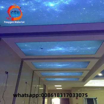 

Hot sale 3d ceiling murals fabric stretch ceiling materials for wall and ceiling decoration
