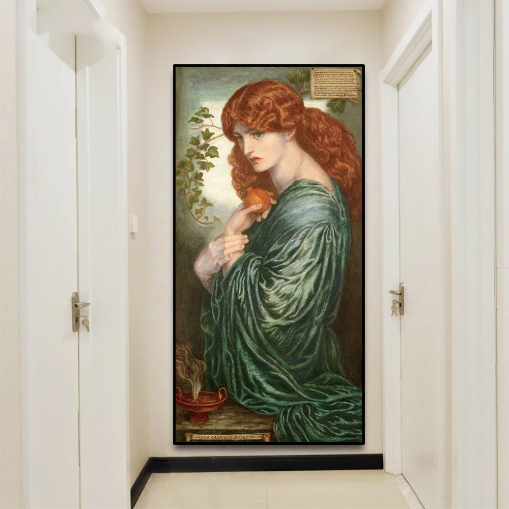 Daydream Данте Gabriel Rossetti живопись Ретро Плакаты и печать Картина Настенная для