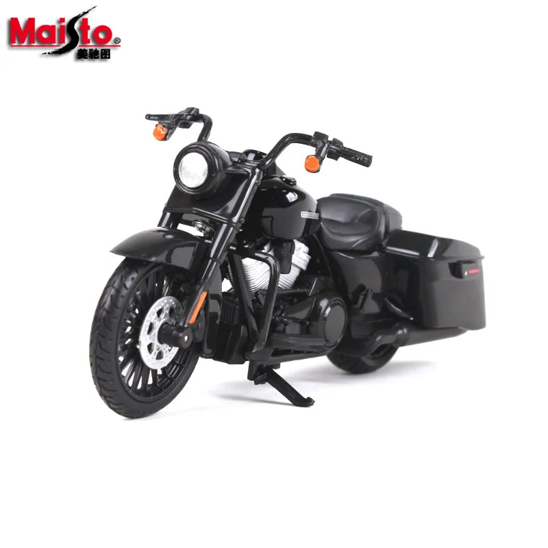 Оригинальная Авторизованная модель мотоцикла Maisto 1:18 2017 Highway Road King из сплава