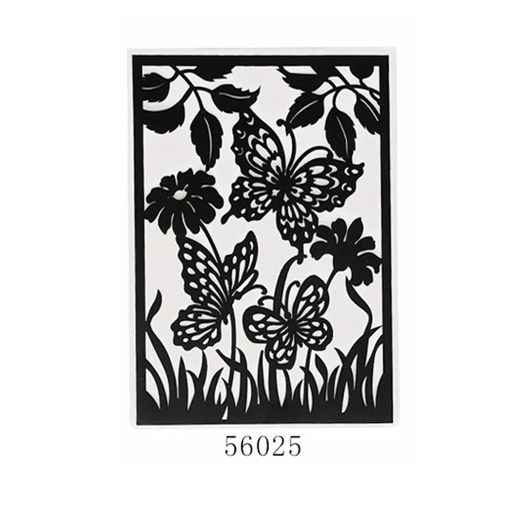 Christmas Plastic Embossing Folder Template for DIY Scrapbooking Craft Photo Album Card Holiday Handmade Decoration Supplies