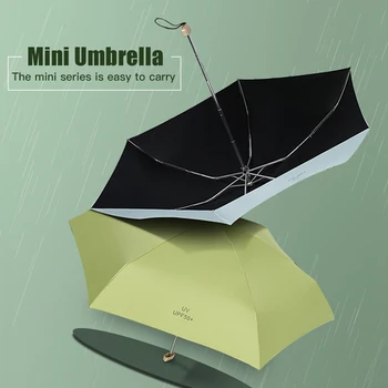 

Mini Small Fashion Folding Umbrella Rain Women Gift Men Mini Pocket Parasol Girls Anti-UV Waterproof Portable Travel UMBRELLAS