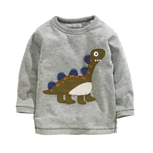 Поставка от производителя, Детская футболка Осенняя футболка для мальчиков Осенняя детская футболка с длинными рукавами в европейском и американском стиле осенний курр