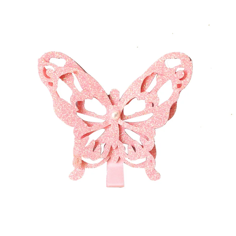 

White Infant Hair Band Newborn Hair Band Headwear Kids Lovely Butterfly Princess Girls Colourful Baby Hair Band Cute Turban