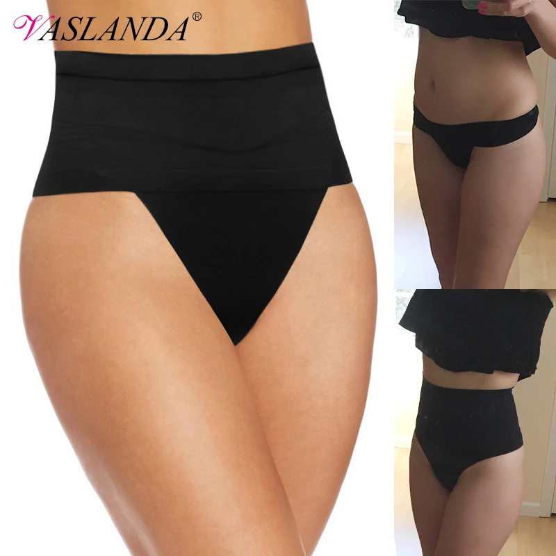 Tanga moldeador de barriga para mujer, ropa interior sin costuras