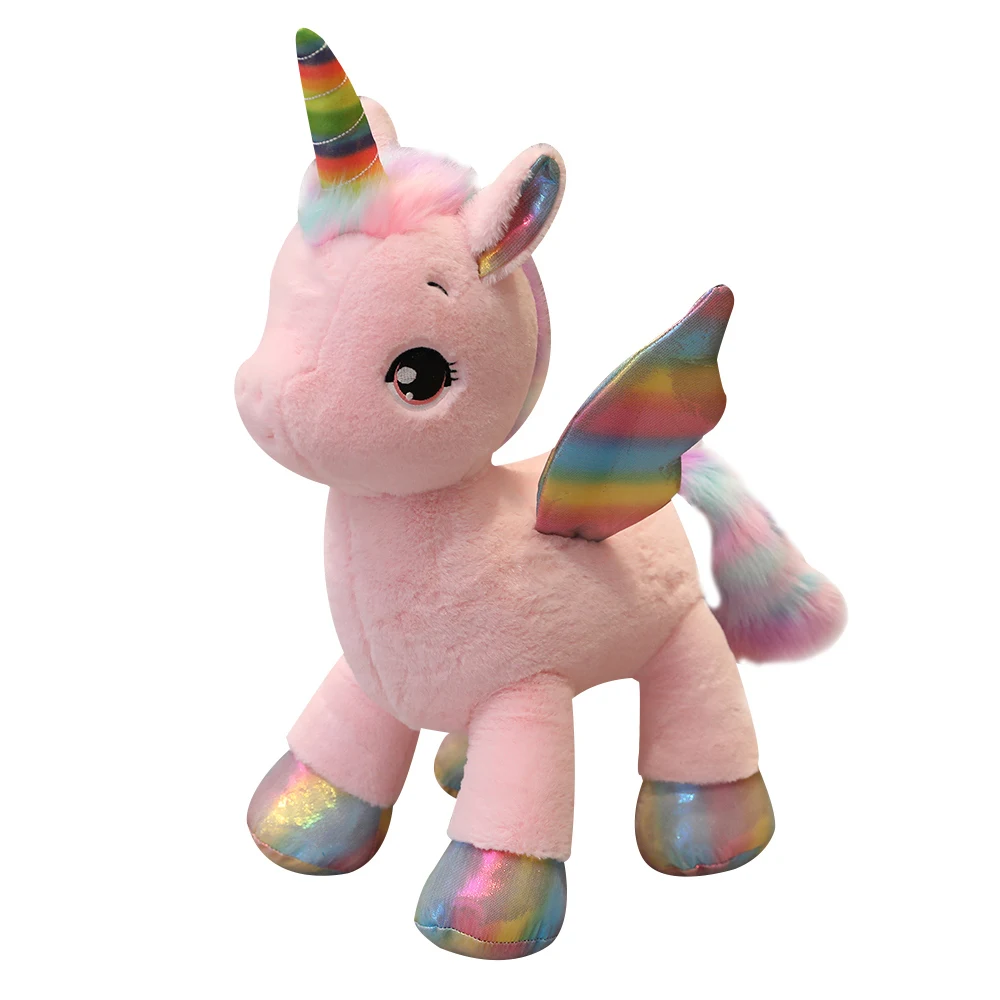 Популярная милая плюшевая игрушка Huggable Единорог мечта Радуга Высокое качество