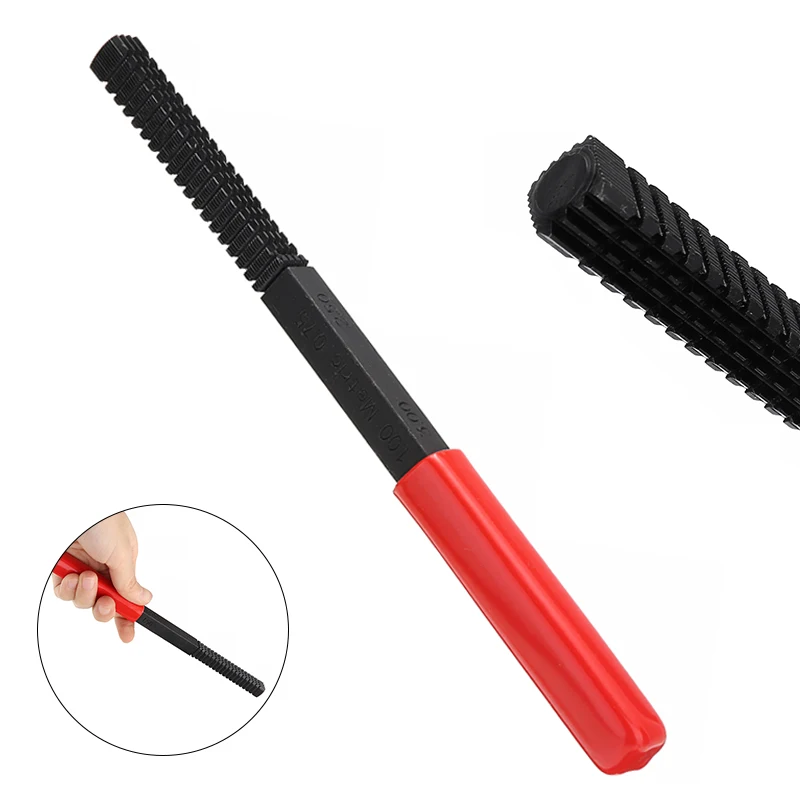 

Universal 1pc Metric Damaged Thread Repair Restore File Teeth Correction Tool Alloy Steel Restoration File 0.75-3mm Pitch