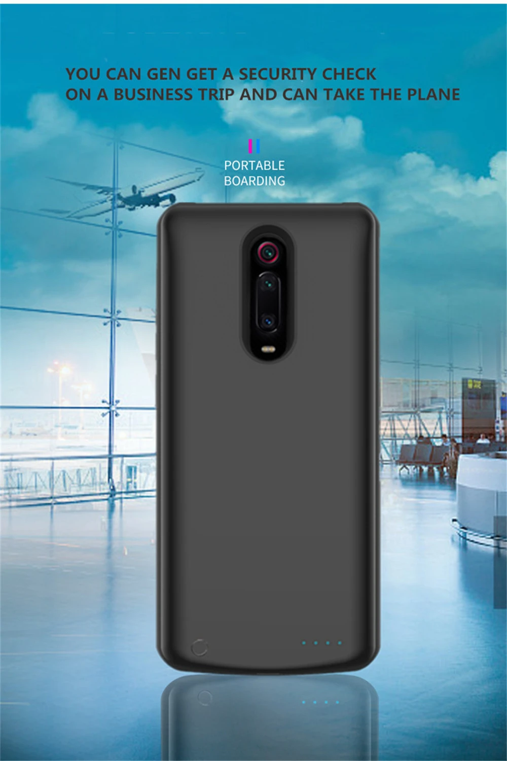 6500mAh Battery Charger Cases Xiaomi Mi 9T Pro Power Bank Case Portable Travel Charging Case For Xiaomi Mi 9T Battery Case