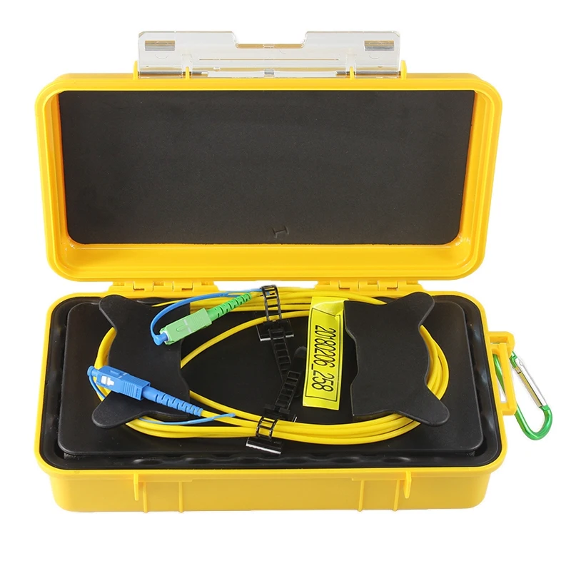 Sc/Upc-Sc/Apc Dead Zone Eliminator,Fiber Rings,Fiber Optic Launch Cable Box For Otdr 1Km Sm 1310/1550Nm